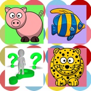 ‎Easy Animal Puzzle Cards Match and Matching Games Free for Toddler or Kids