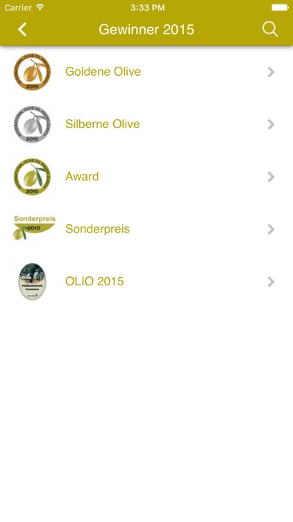 Olive Oil Award DE