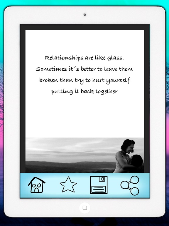 Love quotes  - Romantic photos with messages iPad screenshot