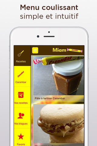 Miam : Carambar (recettes) screenshot 4