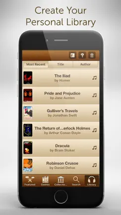 Audiobooks - 2,947 Classics For Free. The Ultimate Audiobook Library iPhone image 3