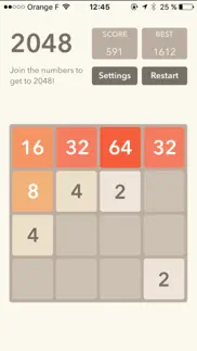 2048 : logic game iphone screenshot 1