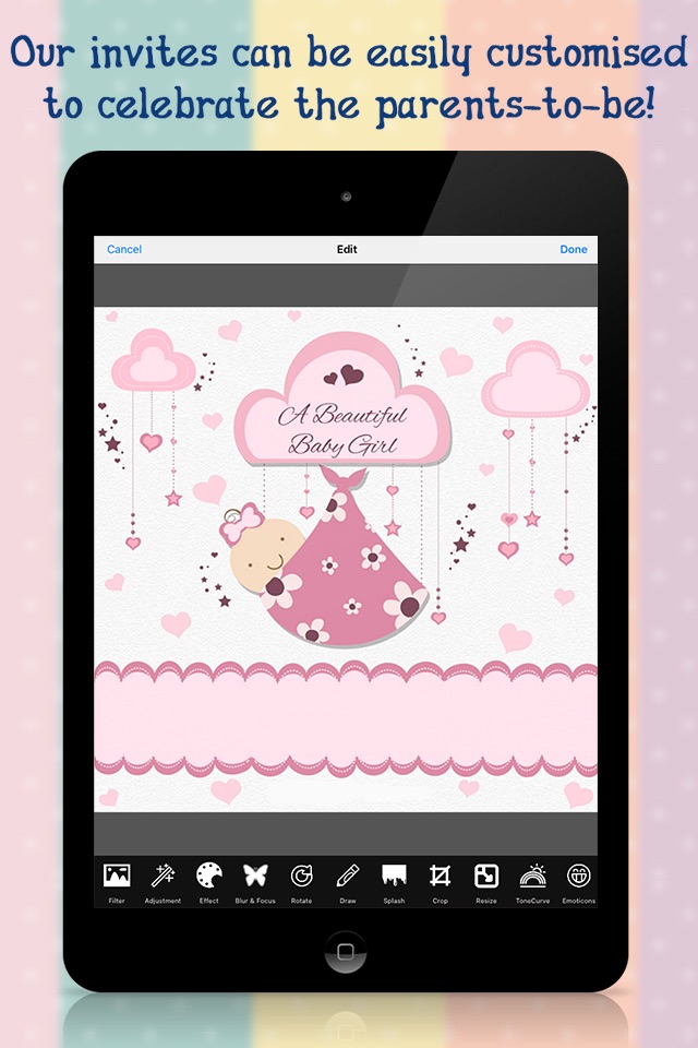 Baby Shower Invitations screenshot 4