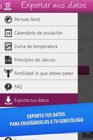 Mon ovulation : calendrier de fertilité screenshot 4