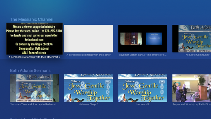 Screenshot #3 pour The Messianic Channel