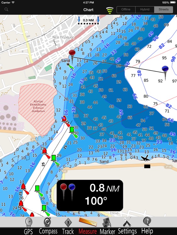 Greece GPS Nautical Charts Pro screenshot-3