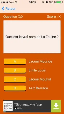 Game screenshot Quiz Du Rap FR hack