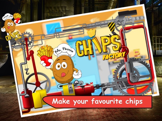Potato Chips Factory Simulator - Make tasty spud fries in the factory kitchen