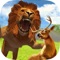 Wild Lion Attack On Deer Chase - 3D Animal Safari Hunt Simulator HD