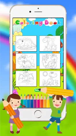 Game screenshot Dinosaur Coloring Book for Kids and Preschool Toddler hack