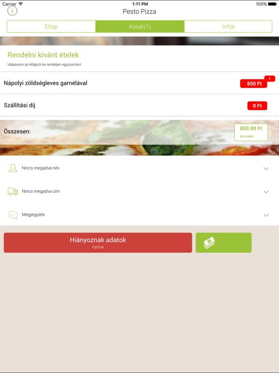 Screenshot #5 pour Pesto Pizza