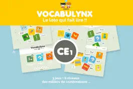 Game screenshot VOCABULYNX CE1 ( Lecture et fusion syllabique des sons ll,fr,ai,an,en,on,gu,qu,au,eu,ou,ain ) mod apk