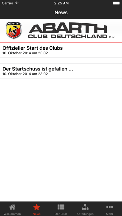 Screenshot #2 pour Abarth Club