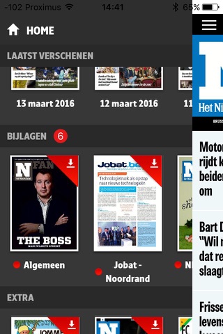 Nieuwsblad Krant screenshot 2