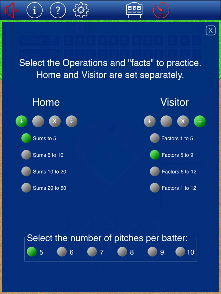#4. BaseballMath (iOS) Ved: Classroom Focused Software
