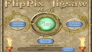 FlipPix Jigsaw - Agate screenshot #1 for iPhone