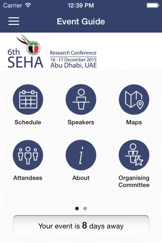 6th SEHA Research Conference screenshot 3