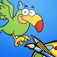 Bird Coloring Book : Finger Painting for Adults and Kids