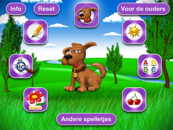 Spelletjes om kleuters te leren lezen iPad app afbeelding 1