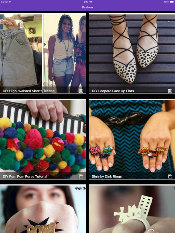 Screenshot #4 pour Tutoriels de bricolage - Mode,Vêtements,Bijoux