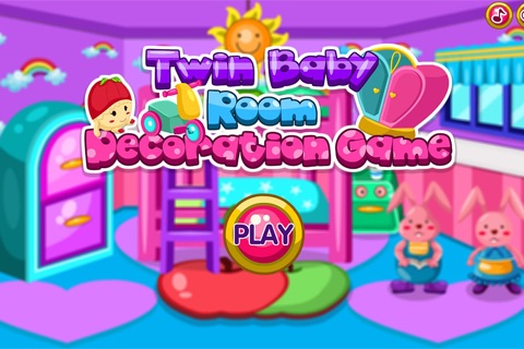 Twin baby room decoration game screenshot 2