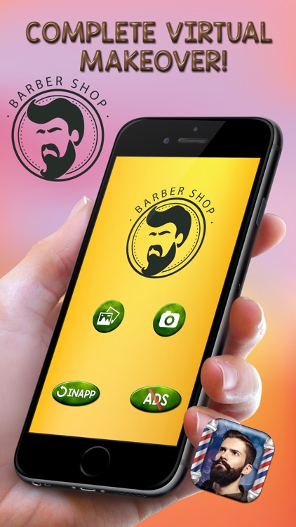Barber Shop Make-over – Cool Beard and Mustache Stickers in the Best Hair Style Salon for Men