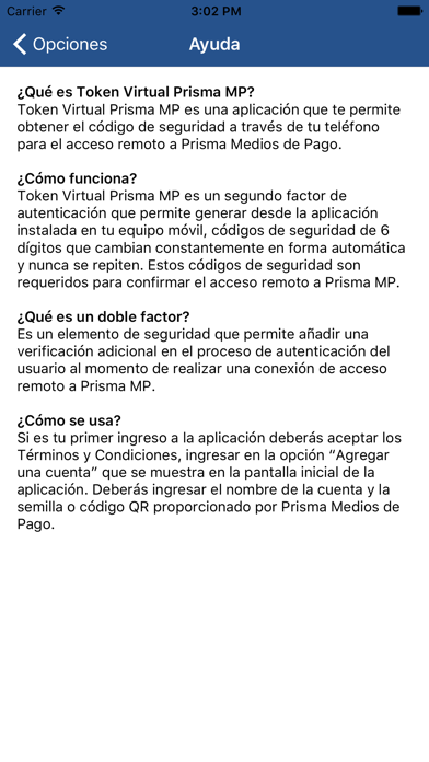 Prisma Medios de Pago Token screenshot