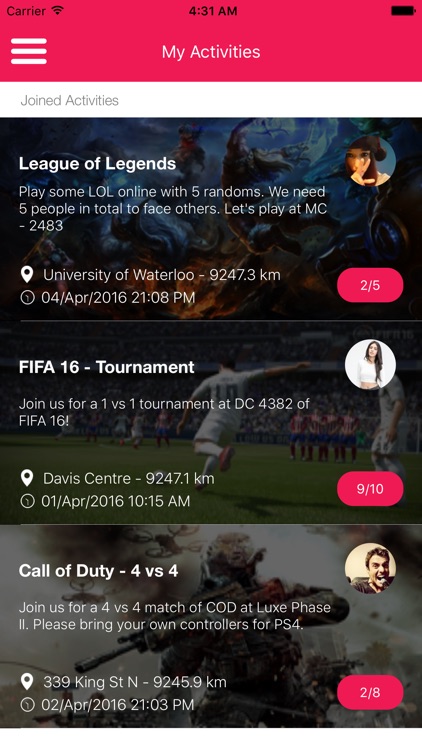 Join - Discover Activities Near You