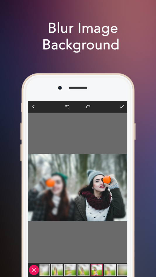 #3. Blur Image Background - DSLR Camera Effect (iOS) 由: Bhavik Savaliya