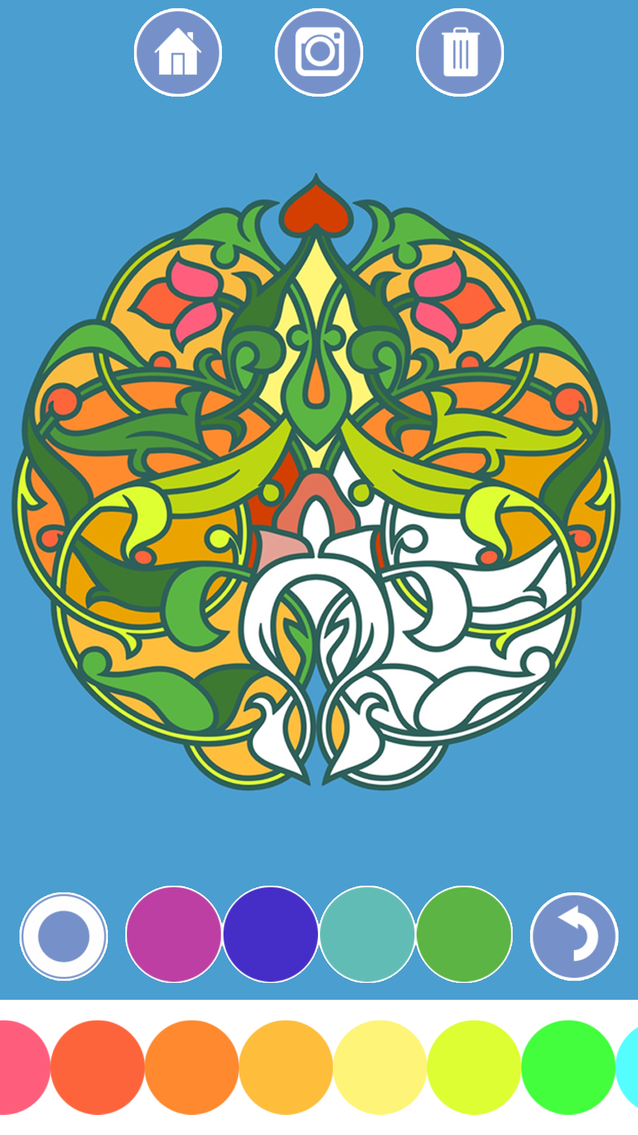 My Coloring Book - Mandala, Tribal, animals and classic ornaments screenshot 4