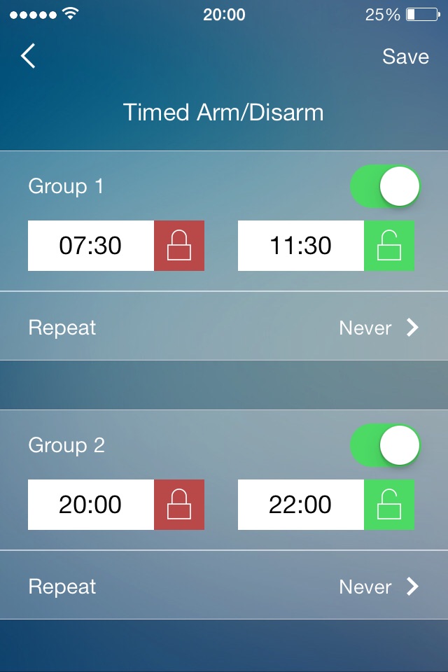 W020 Alarm screenshot 4