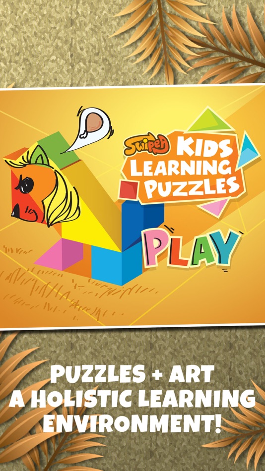 Kids Learning Puzzles: Safari Animal, K12 Tangram - 3.6.3 - (iOS)