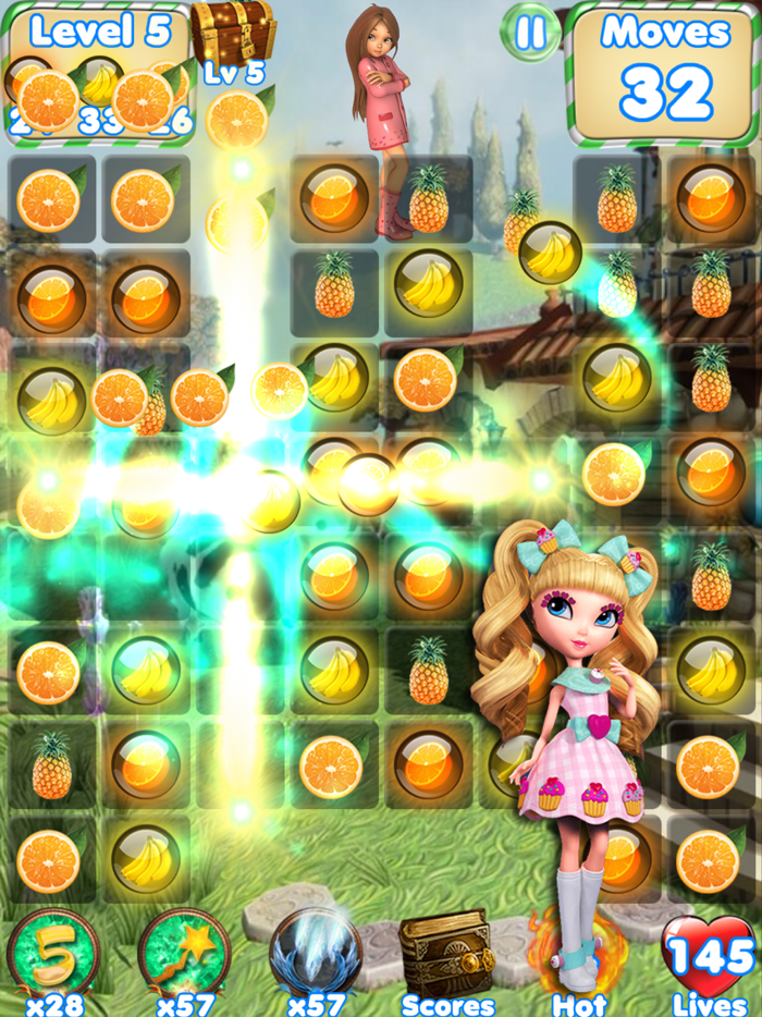 Fruit Candy Puzzle Kids games and games for girls