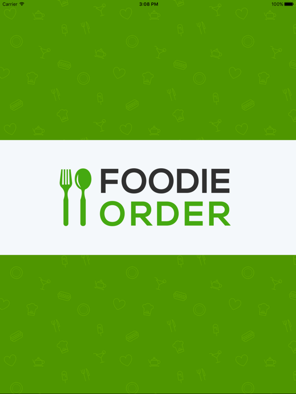 Foodie Order iPad screenshot 1 - Food & Drink app