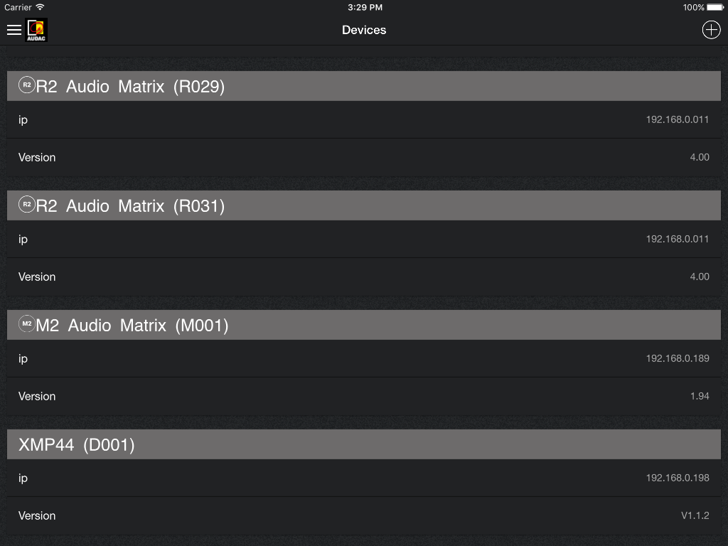 Audac Touch