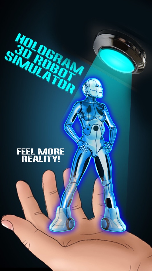 #3. Hologram 3D Robot Simulator (iOS) Podle: Stepan Ivanov
