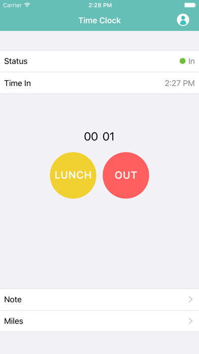 Screenshot #1 pour ClockIn Portal - Time Tracker