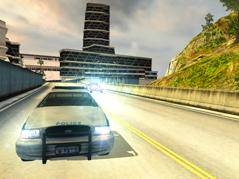 Screenshot #6 pour 3D Turbo Police Chase Free