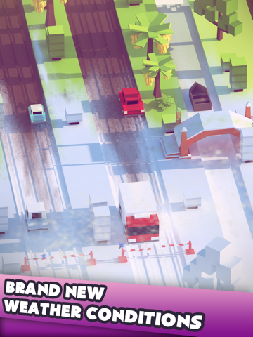 Screenshot #5 pour Crossy Barrier Dash - Reckless Road Rush Block 3 Free Edition