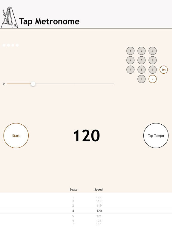 Screenshot #4 pour Tap Metronome