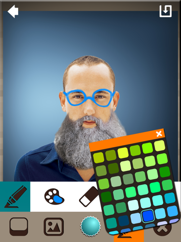 Screenshot #6 pour Coiffures Et Coiffeur – Essai Styles De Cheveux Ou Barbe Fraîche Dans Éditeur D'image
