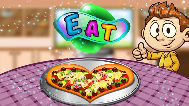 Fresh Heart Pizza – Bake food in this bakery cooking game for kids screenshot-3