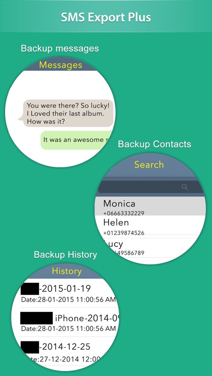 SMS Export Plus - Backup or Save text messages