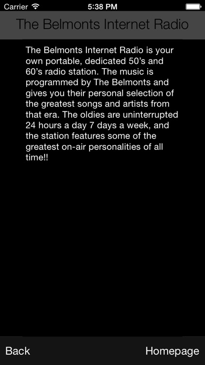 The Belmonts Internet Radio