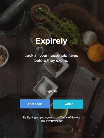 Expirely - Fastest way to track your household inventory iPad screenshot
