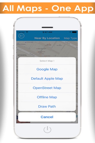 Nearby places search plus offline city maps - Find & navigate to all the attractions around you screenshot 2