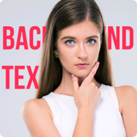 Background Text - Write Behind Your Photos for Creative Typography