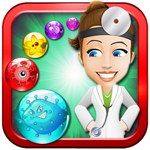 Bubble Shooter Virus Pop Icon