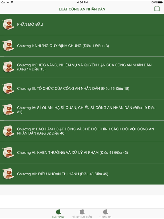 Screenshot #4 pour Luật Công An Nhân Dân 2014