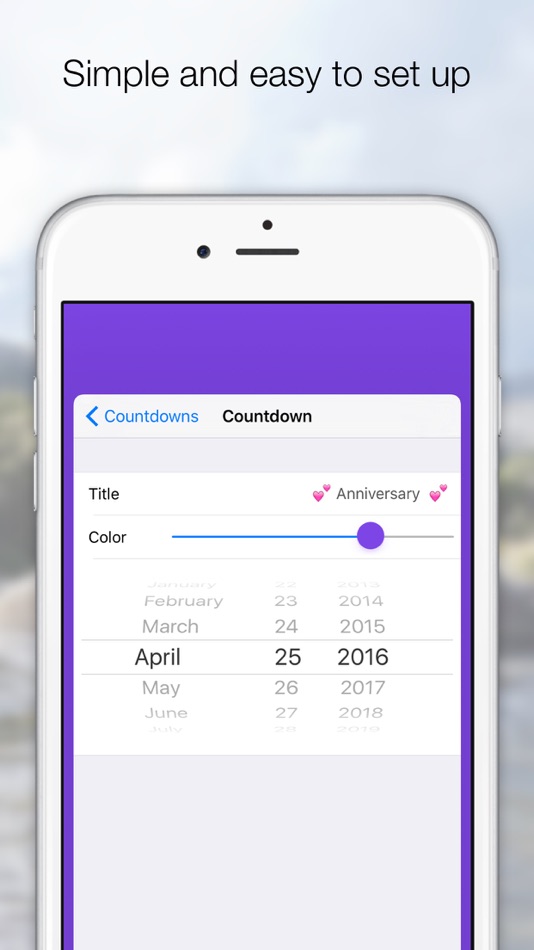#4. Soon – Simple Daily Countdowns (iOS) 由: Oscar Fawkes